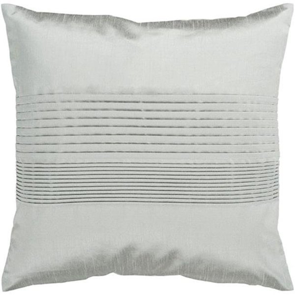 Surya Surya Rug HH028-1818P Square Silver Seafoam Decorative Poly Fiber Pillow 18 x 18 in. HH028-1818P